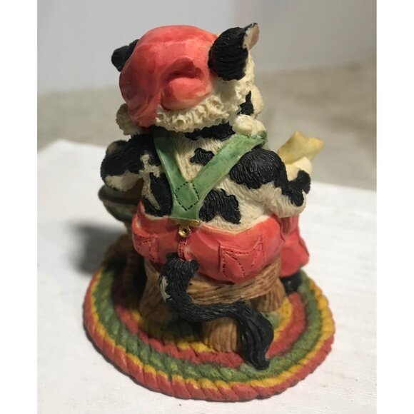 Ganz Cowtown Figurine Saint Nicowlas 1993 Figurine Handcrafted 2.75" - Picture 7 of 8